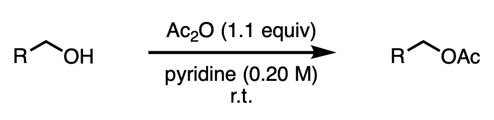 alcohol acyl protection